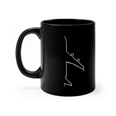 BOEING 747 DESIGNED MUG Printify